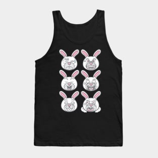 Rabbit Emoticon Tank Top